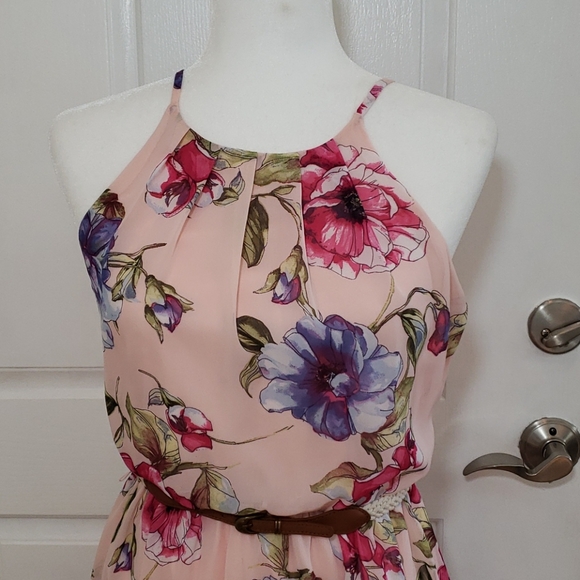 IZ Byer Flower print dress sz S - Picture 2 of 12